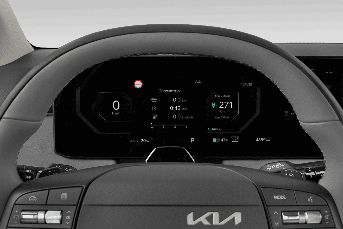 Kombiinstrument eines KIA EV3 