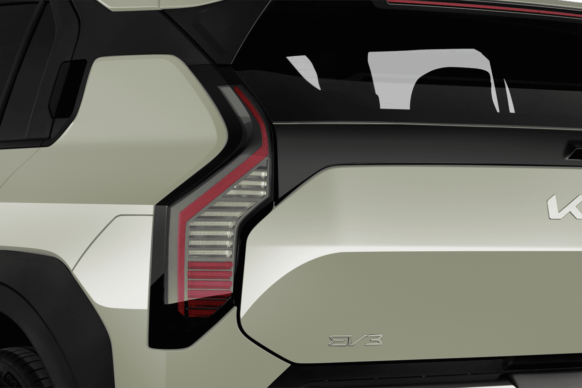 Heckleuchten eines KIA EV3 