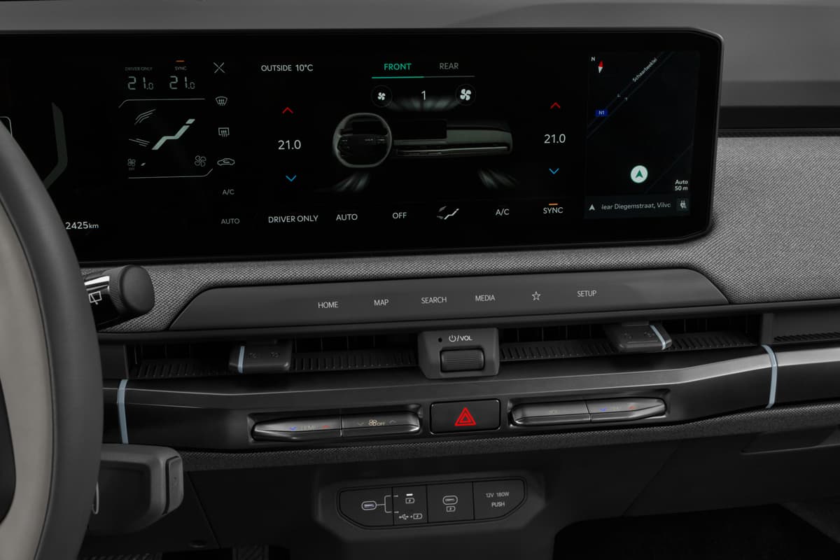 Klimasteuerung eines KIA EV3 