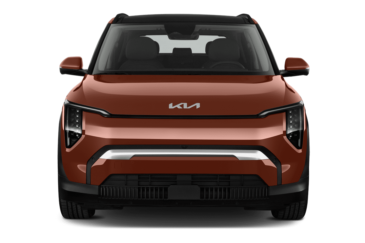 Frontansicht eines KIA EV3 , freigestellt