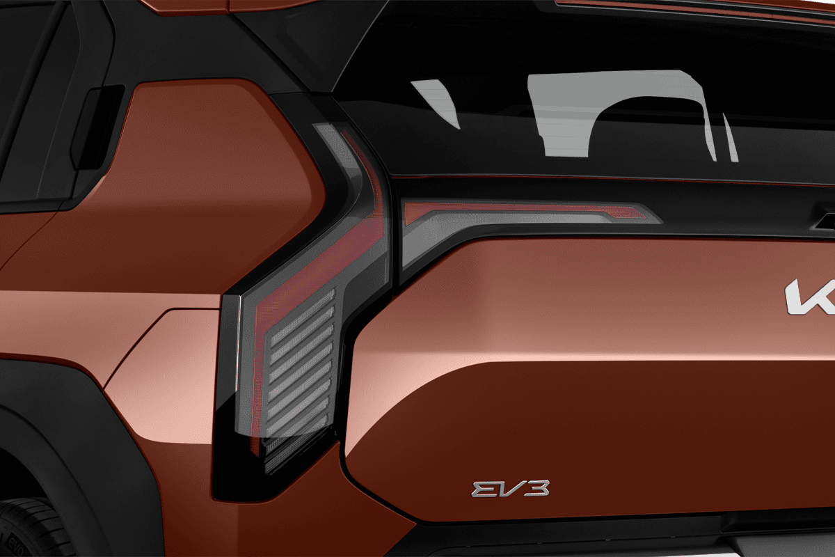 Heckleuchten eines KIA EV3 