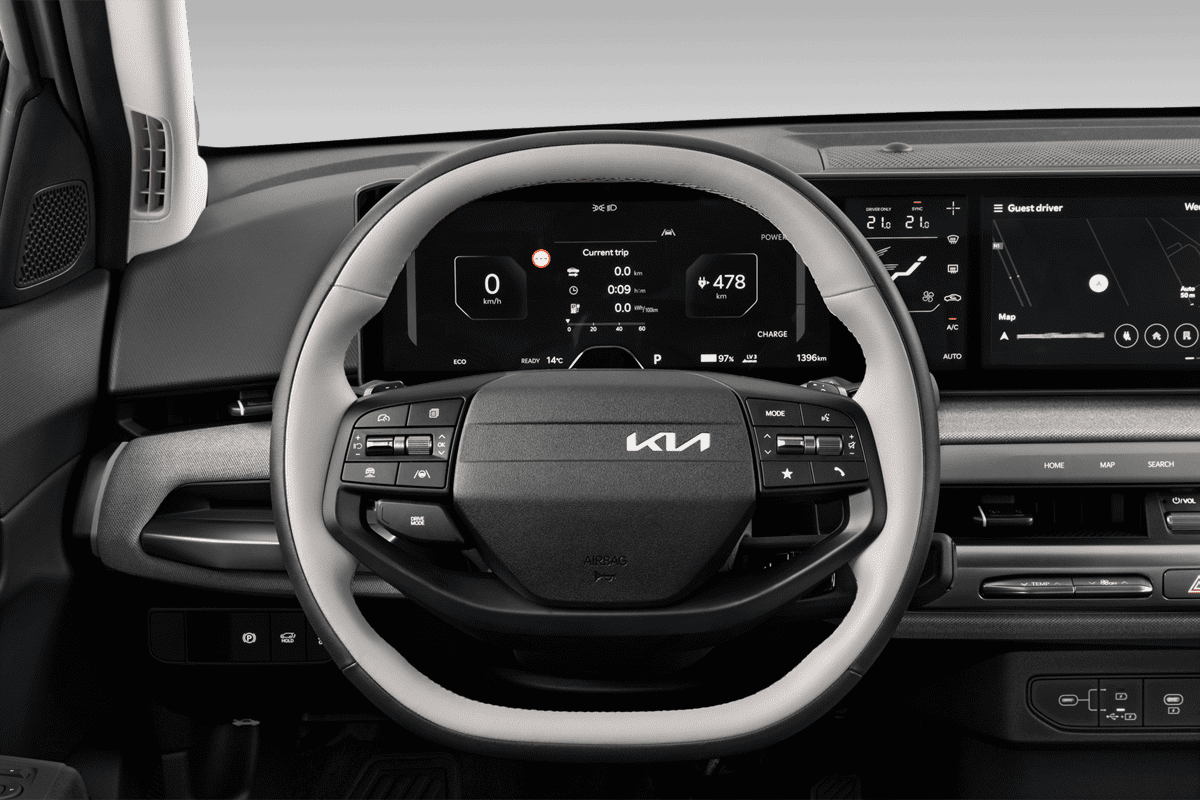 Lenkrad eines KIA EV4