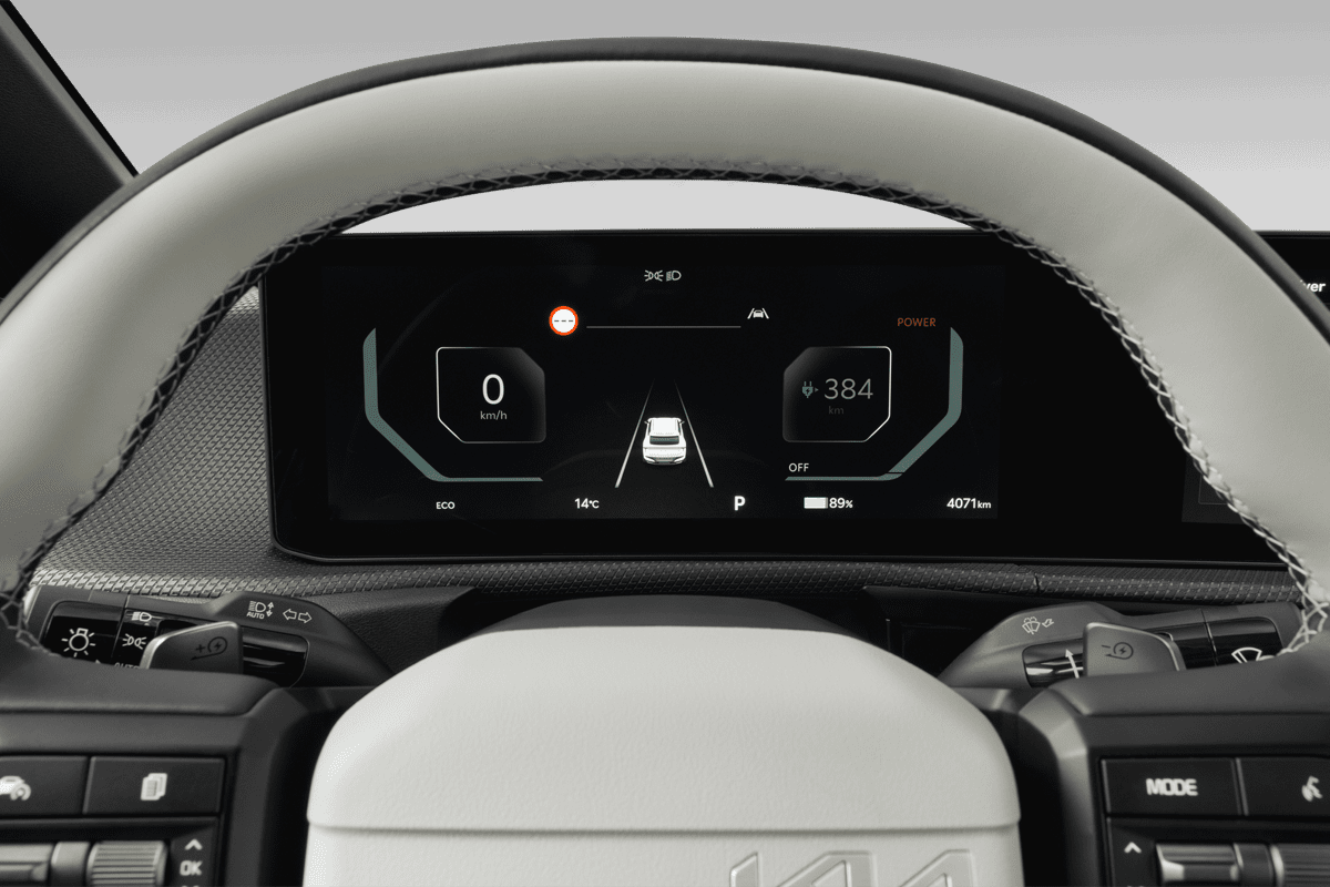 Kombiinstrument eines KIA EV6