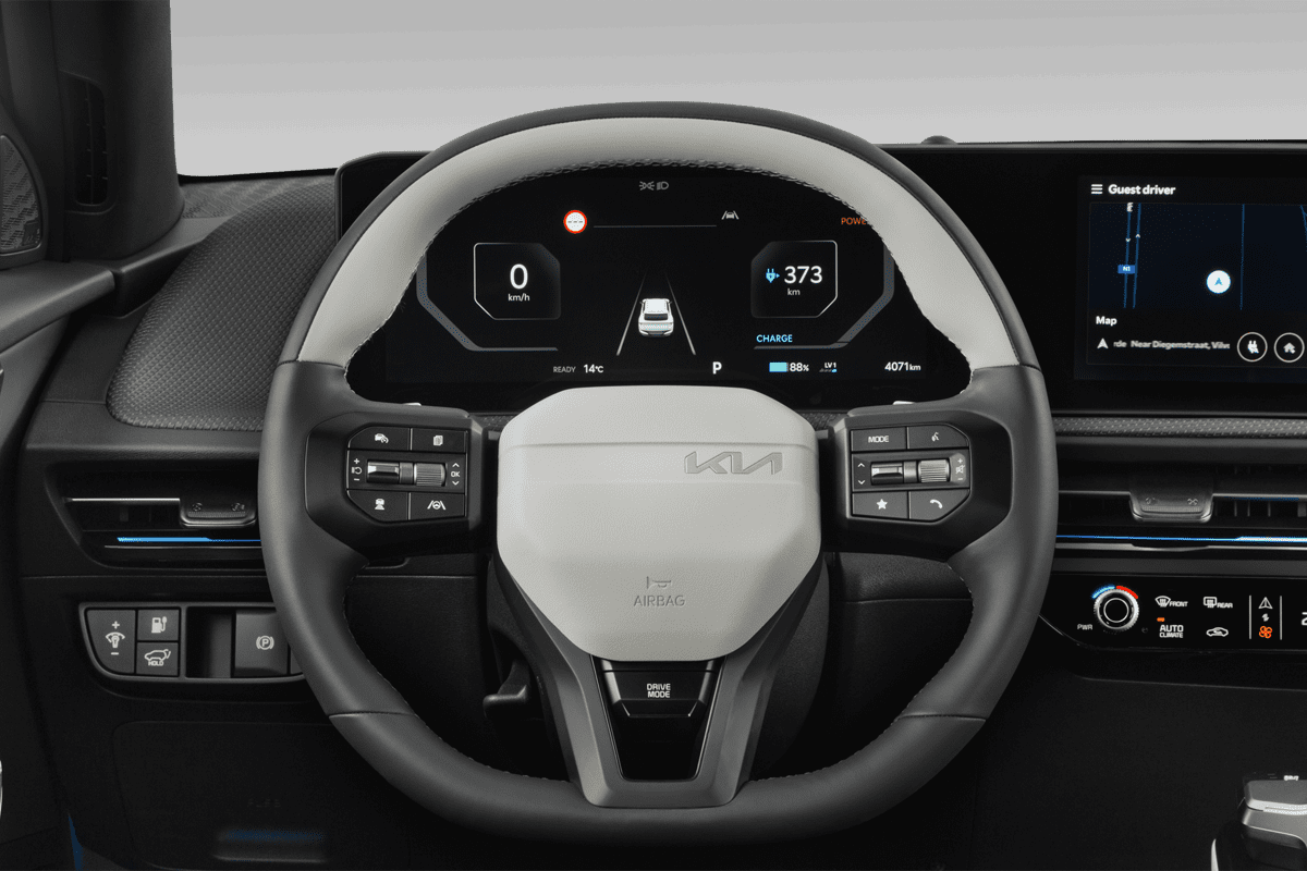 Lenkrad eines KIA EV6
