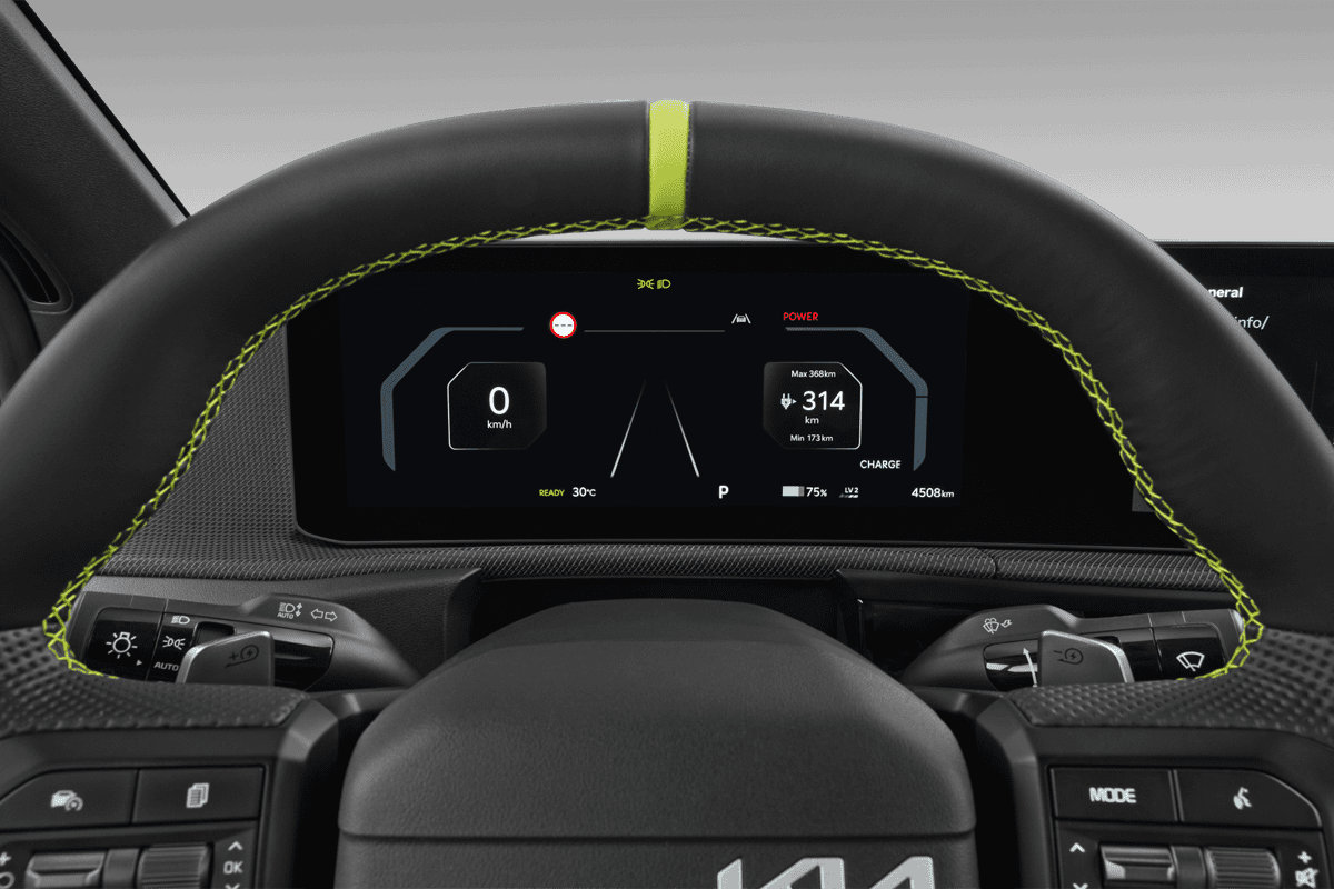 Kombiinstrument eines KIA EV6