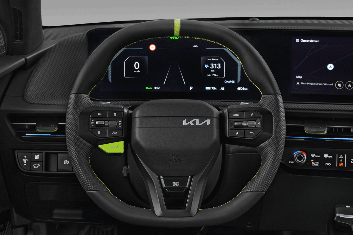 Lenkrad eines KIA EV6