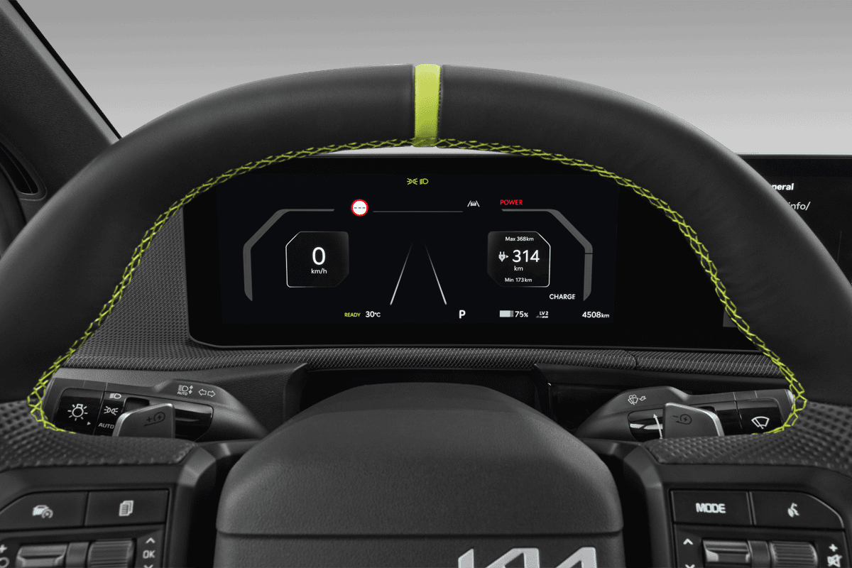 Kombiinstrument eines KIA EV6 GT