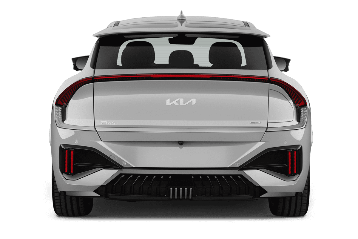 Heckansicht eines KIA EV6 GT