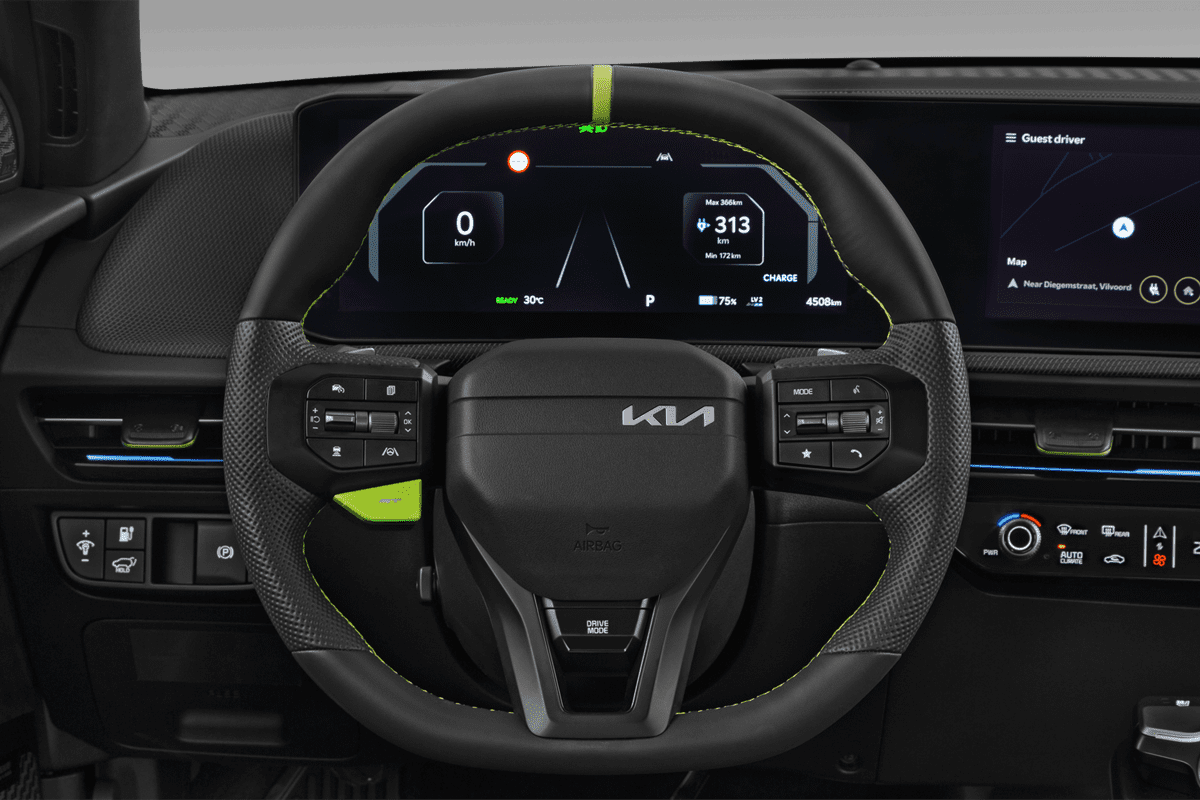 Lenkrad eines KIA EV6 GT