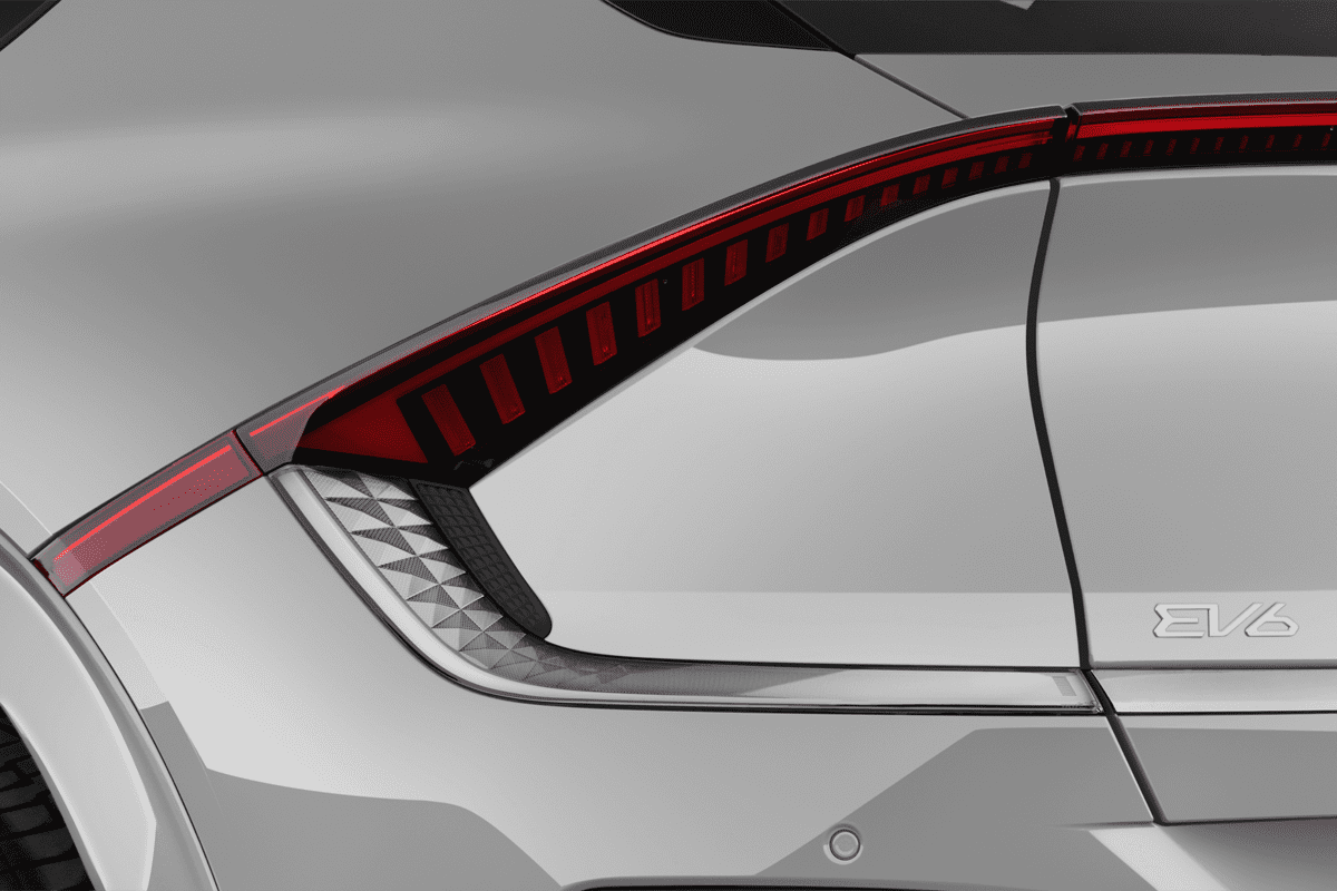 Heckleuchten eines KIA EV6 GT