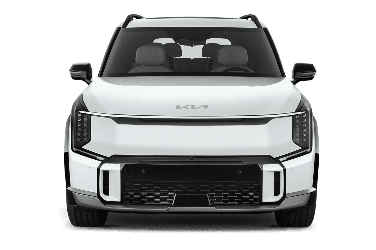 Frontansicht eines KIA EV9, freigestellt