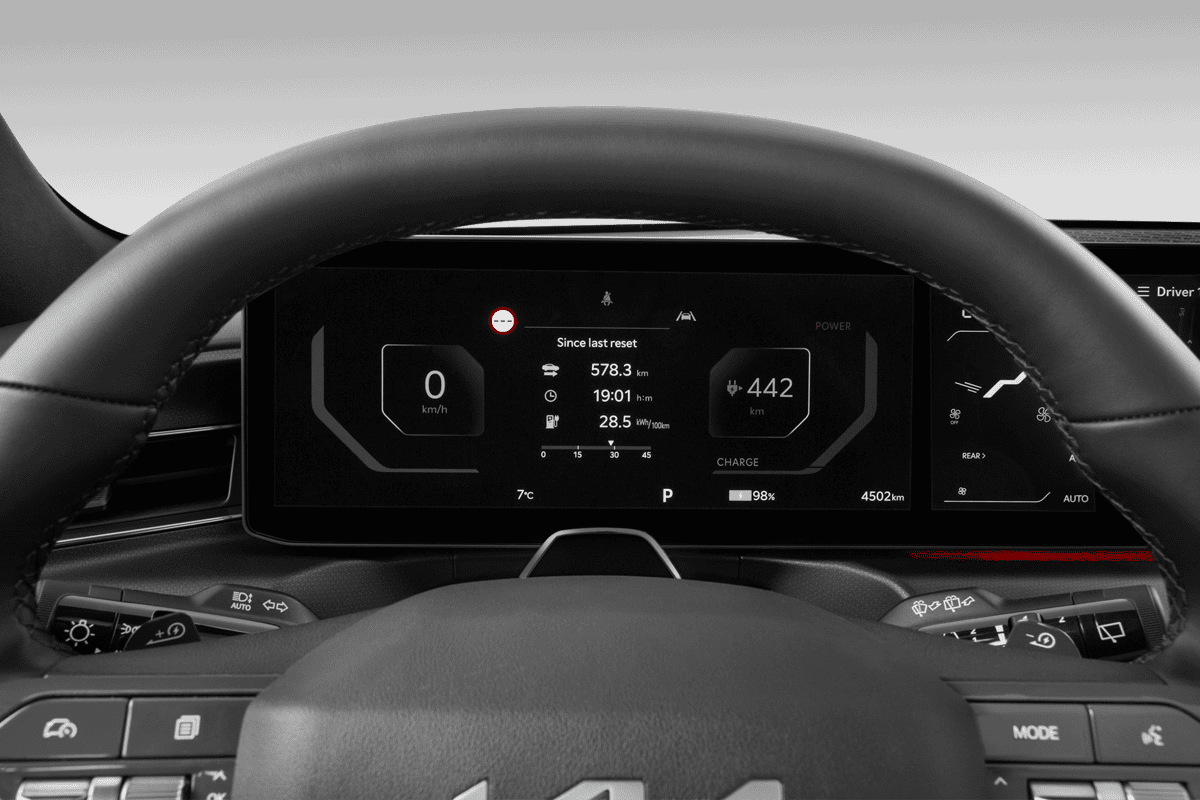 Kombiinstrument eines KIA EV9