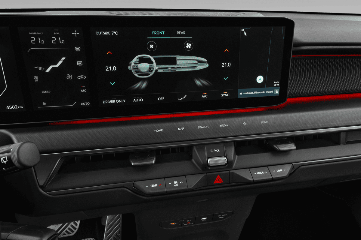 Klimasteuerung eines KIA EV9