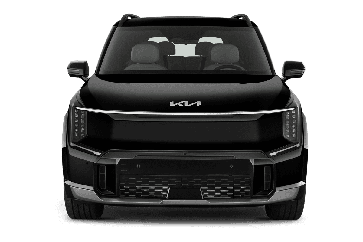 Frontansicht eines KIA EV9, freigestellt