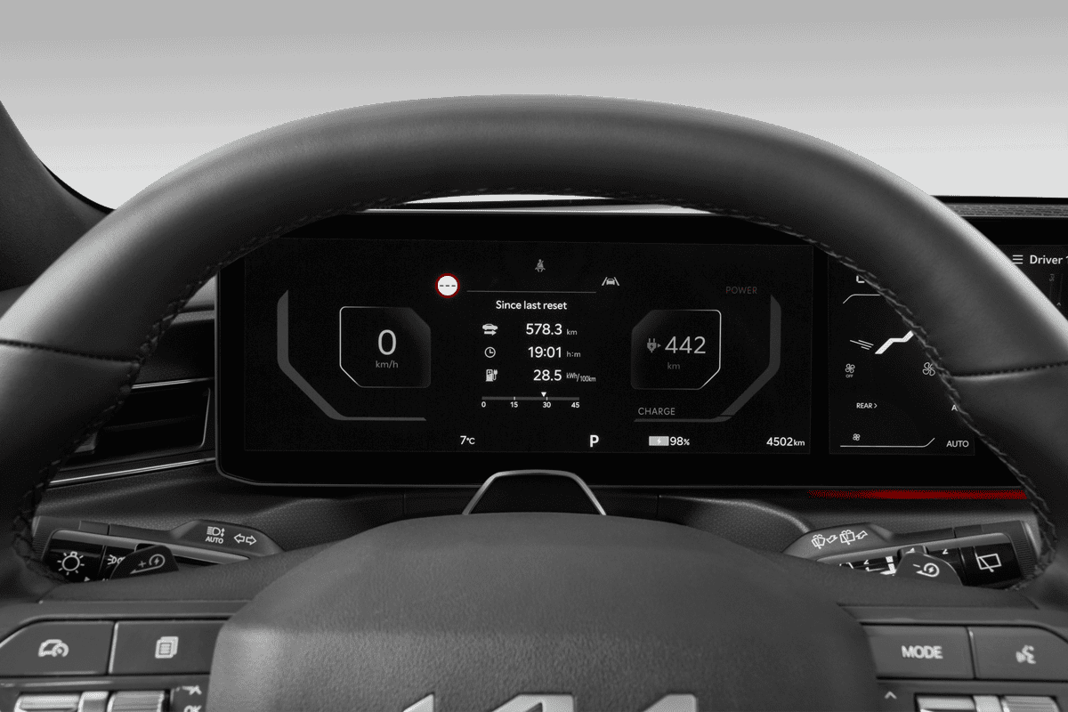 Kombiinstrument eines KIA EV9