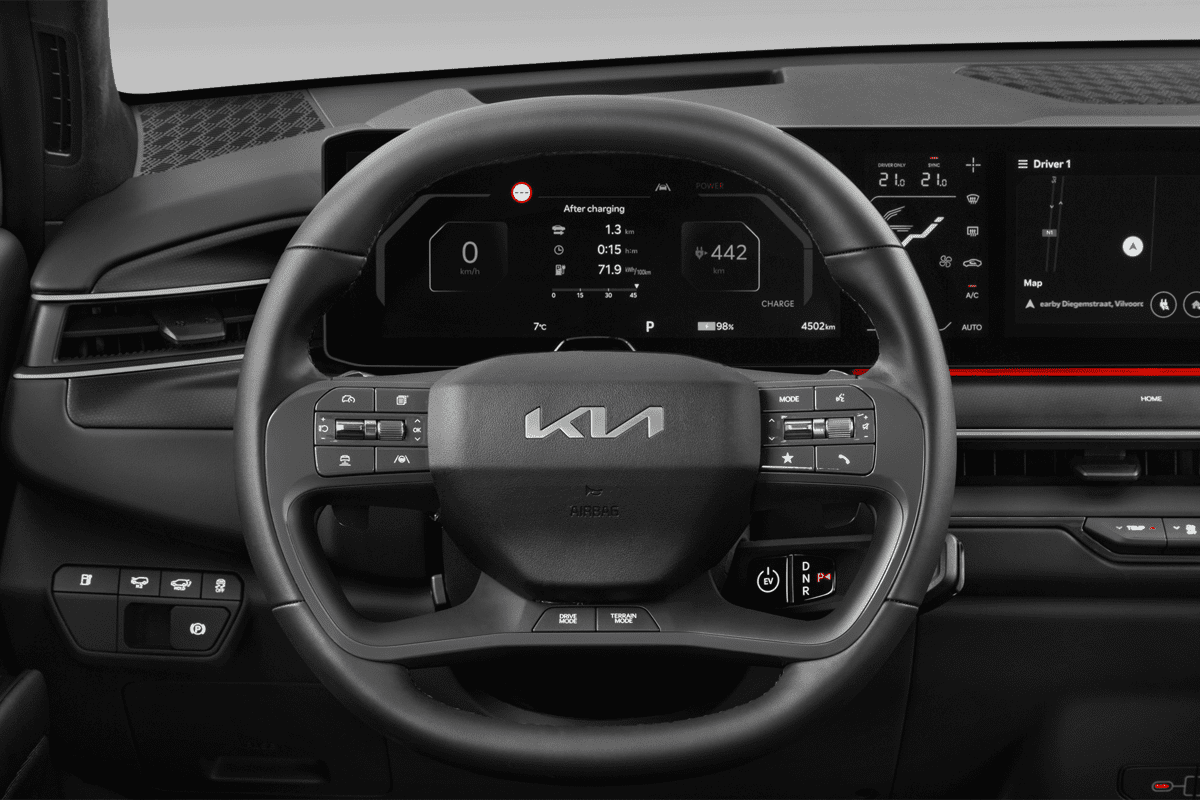 Lenkrad eines KIA EV9