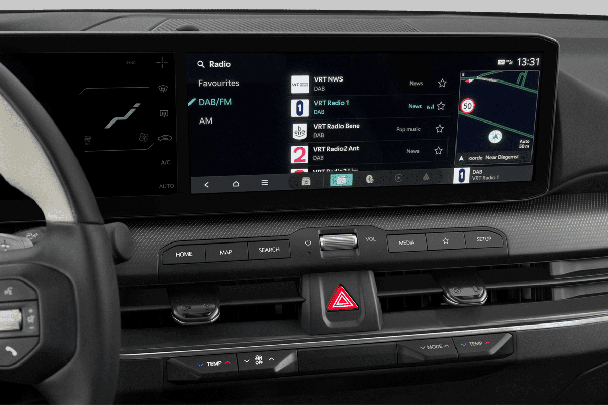Audiosystem eines KIA K4 Sportswagon