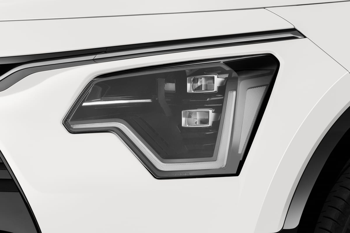 Frontscheinwerfer eines KIA Niro Hybrid