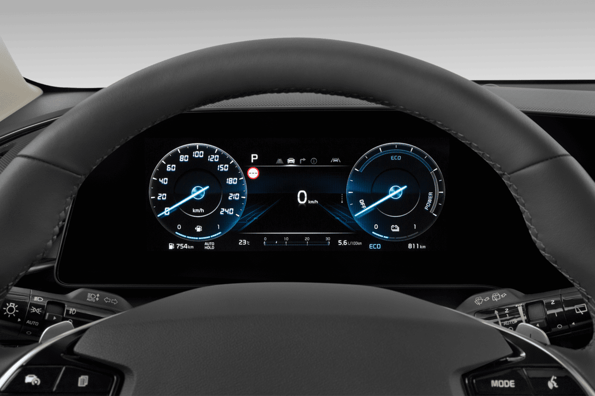 Kombiinstrument eines KIA Niro Hybrid