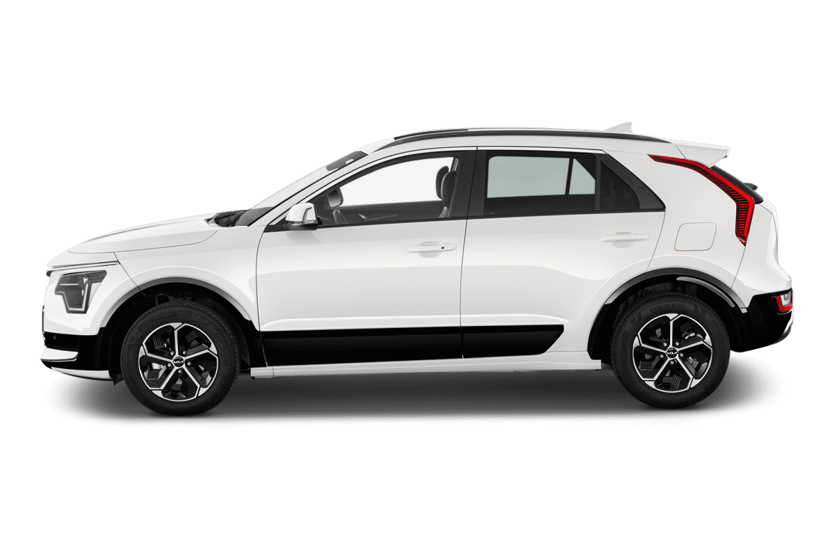Seitenansicht eines KIA Niro Hybrid
