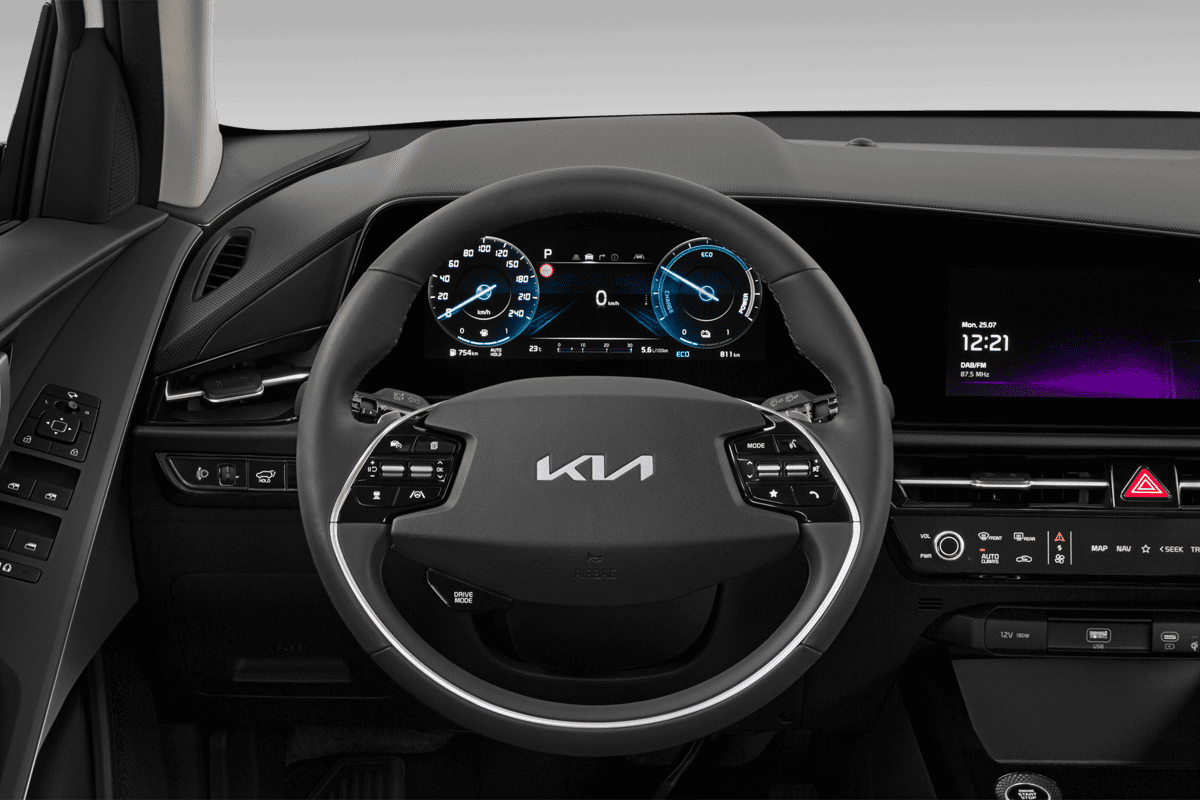 Lenkrad eines KIA Niro Hybrid