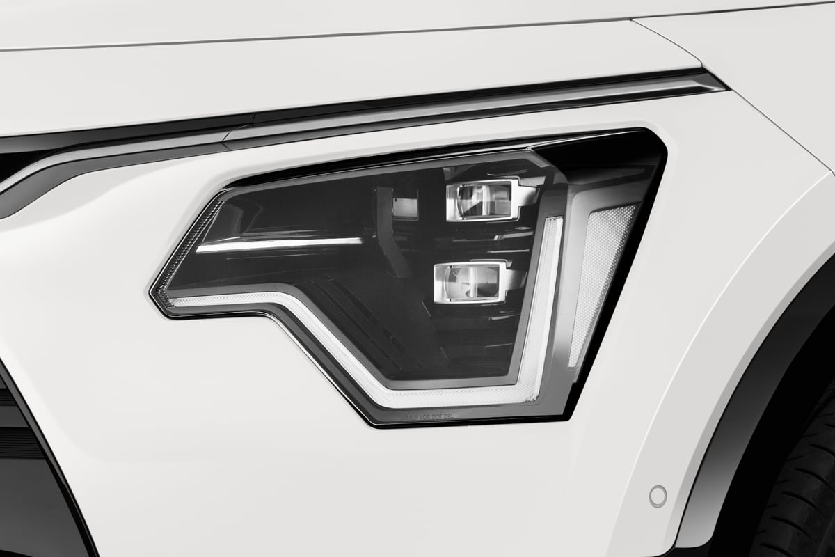 Frontscheinwerfer eines KIA Niro Plug-in-Hybrid