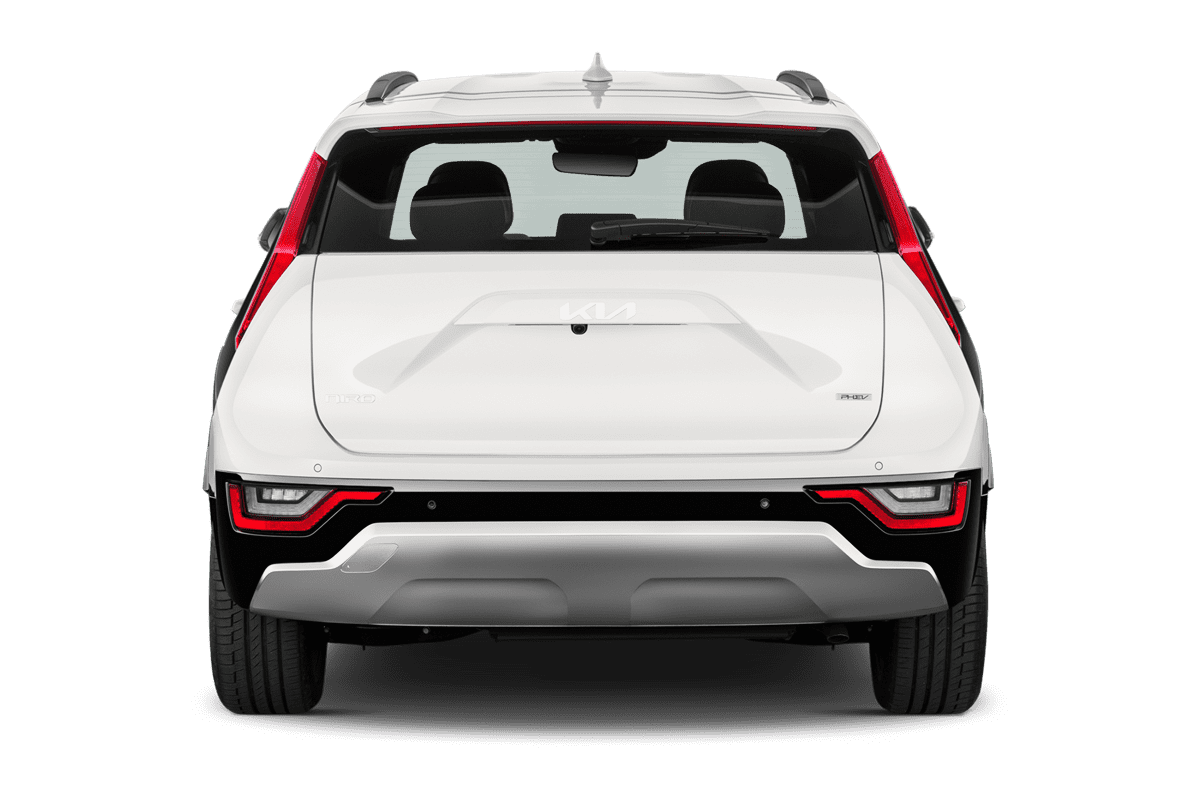 Heckansicht eines KIA Niro Plug-in-Hybrid