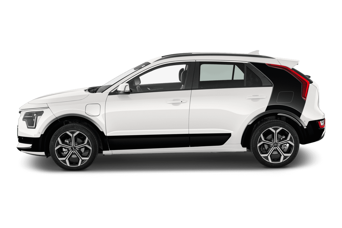 Seitenansicht eines KIA Niro Plug-in-Hybrid