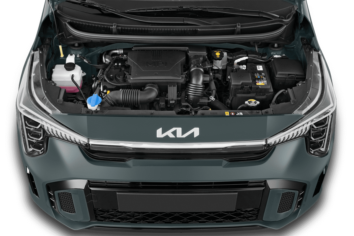 Motorraum eines KIA Picanto