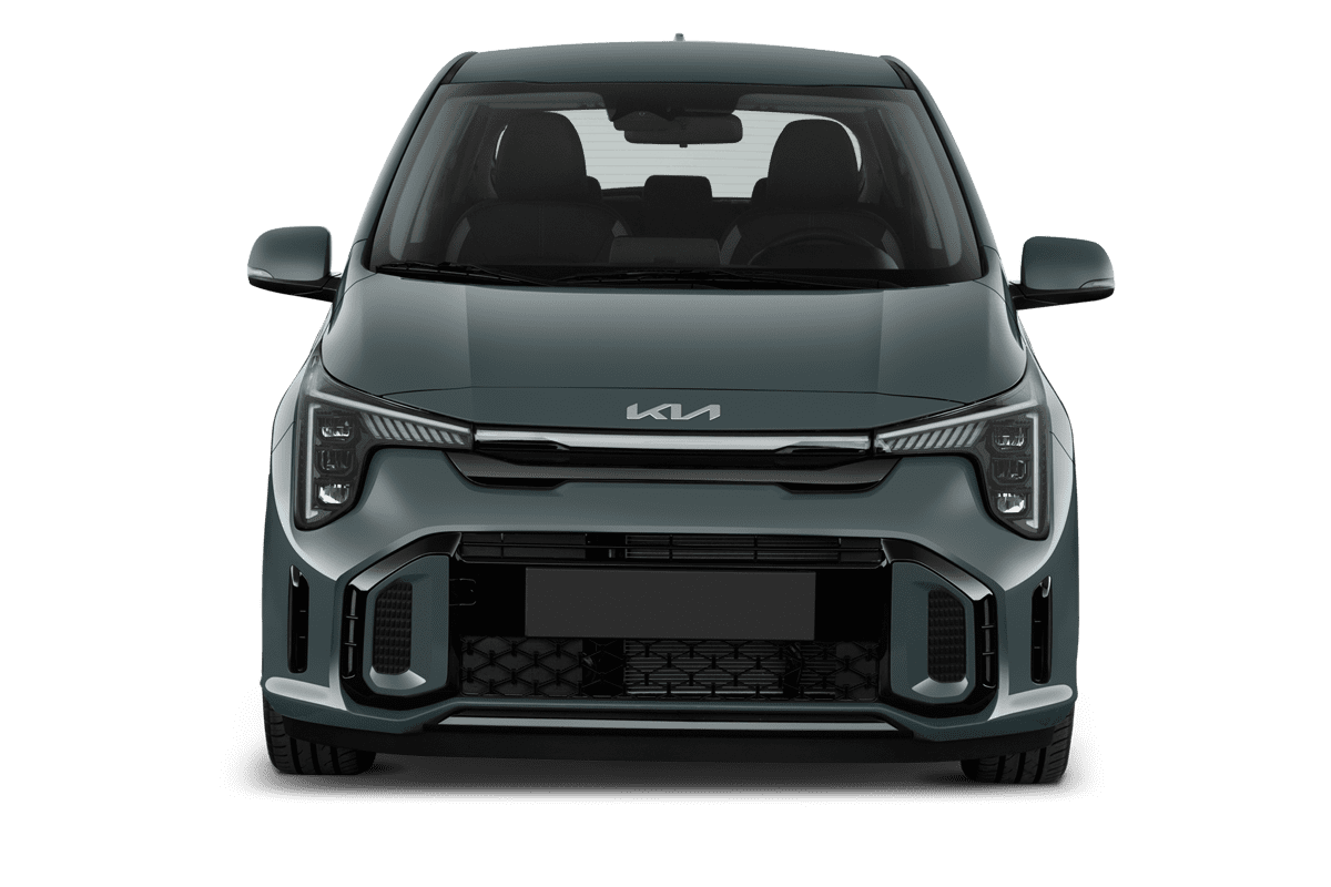 Frontansicht eines KIA Picanto , freigestellt