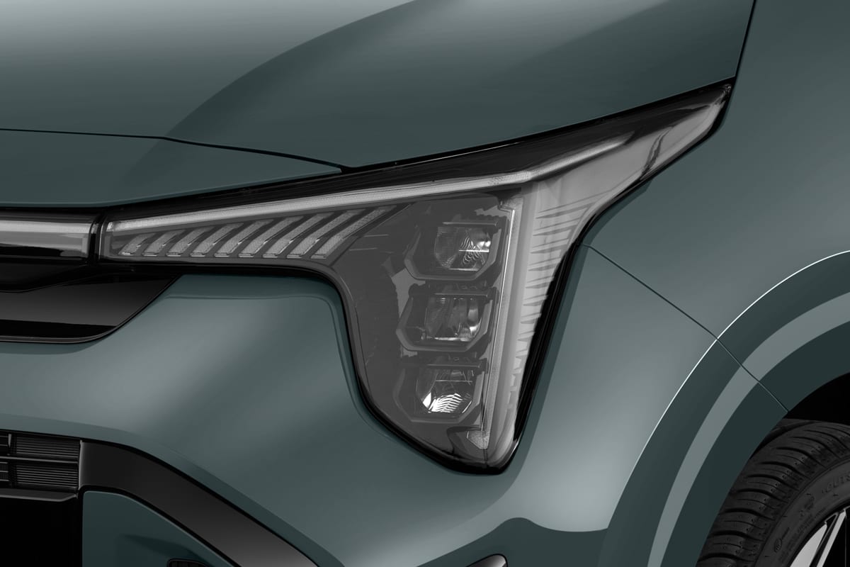 Frontscheinwerfer eines KIA Picanto