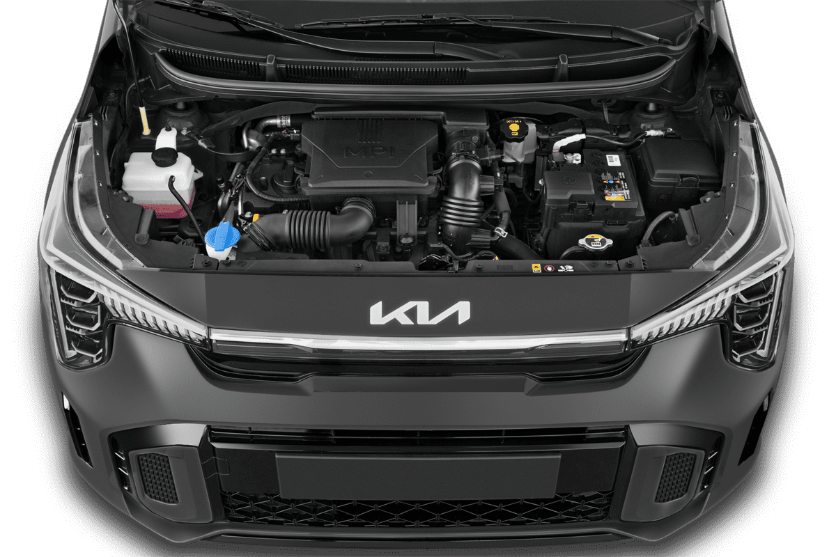 Motorraum eines KIA Picanto 