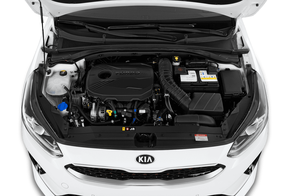 Motorraum eines KIA ProCeed