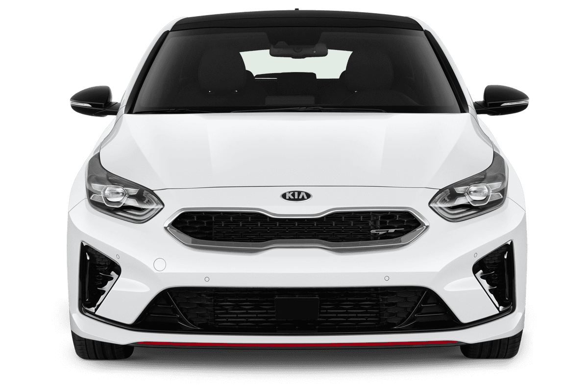 Frontansicht eines KIA ProCeed, freigestellt