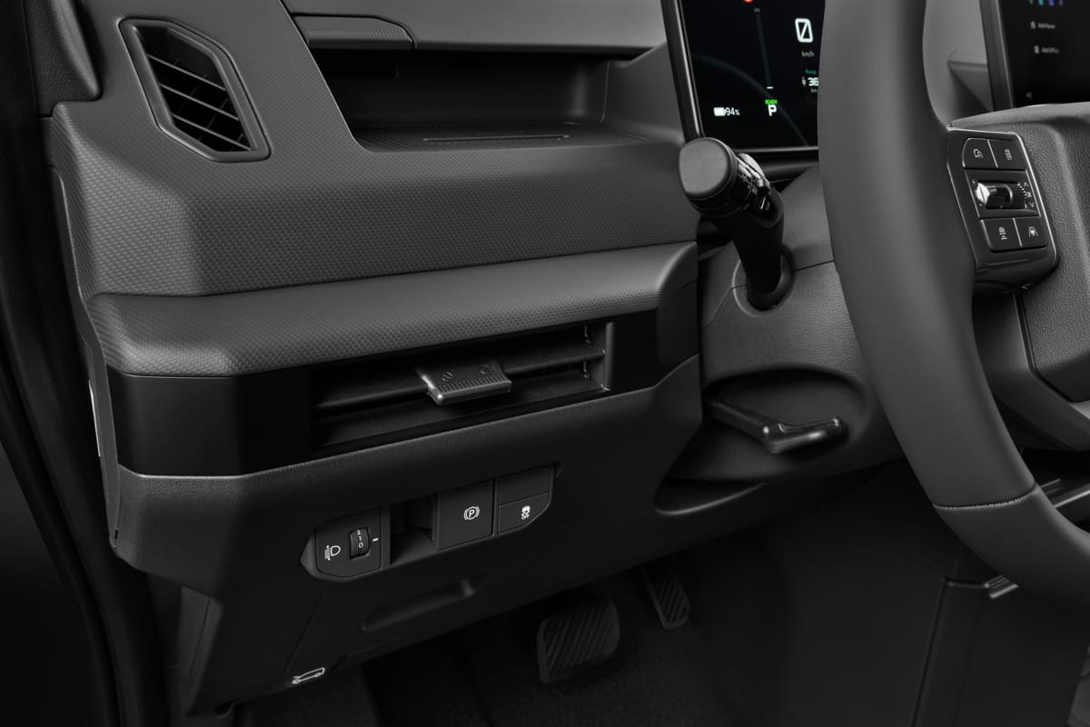 Lüftung eines KIA PV 5 Cargo