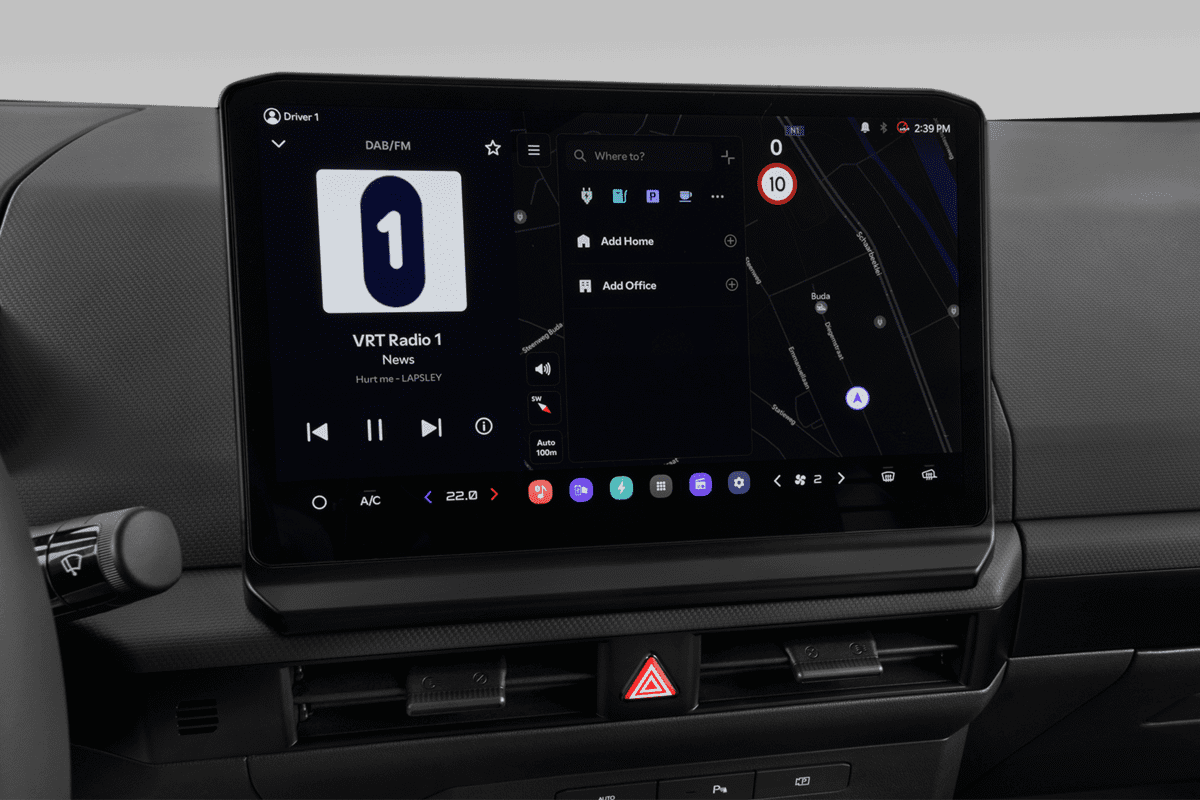 Audiosystem eines KIA PV 5 Cargo