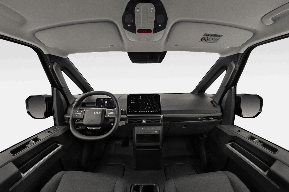 Armaturenbrett eines KIA PV 5 Cargo