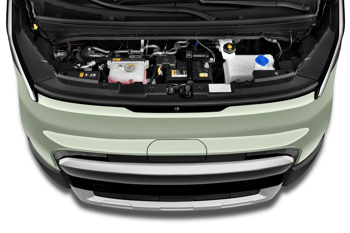 Motorraum eines KIA PV 5 Cargo
