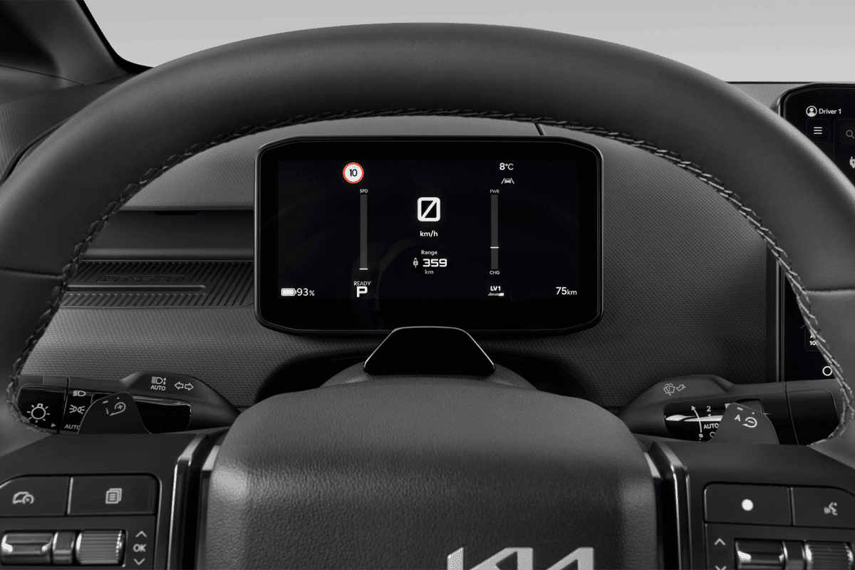 Kombiinstrument eines KIA PV 5 Cargo