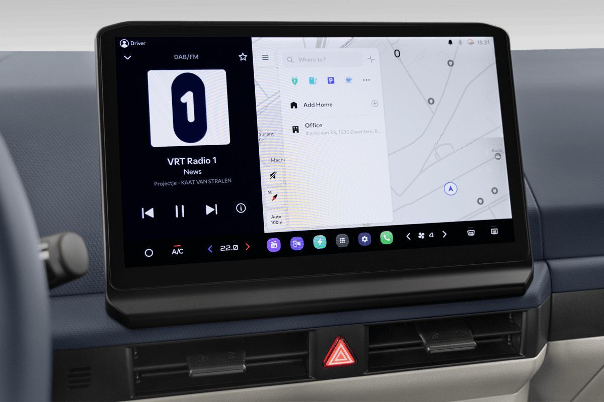 Audiosystem eines KIA PV 5 Passenger 