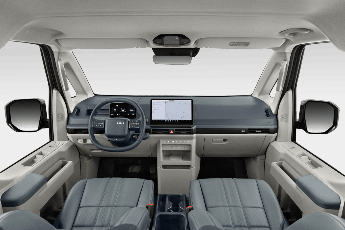 Armaturenbrett eines KIA PV 5 Passenger 