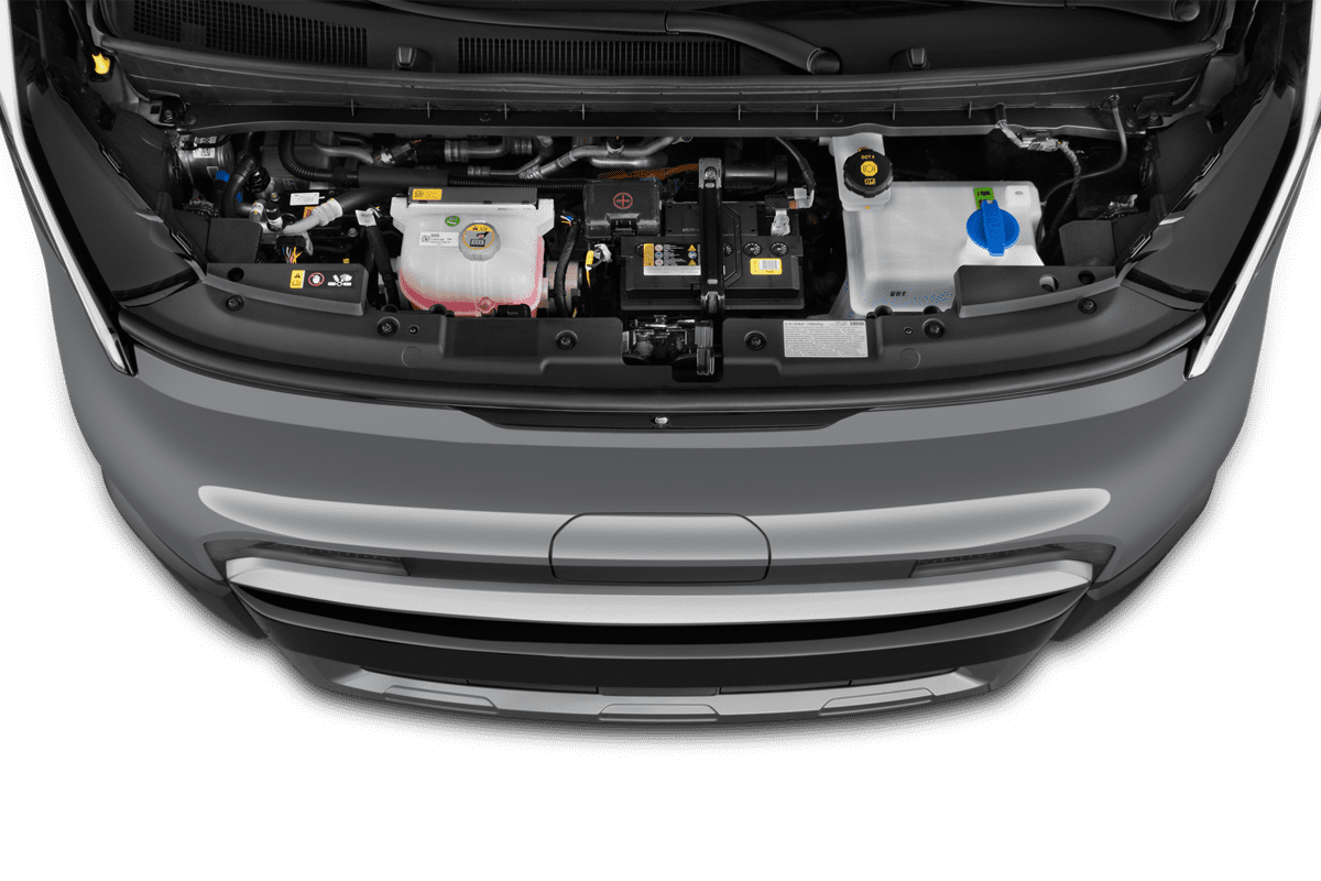 Motorraum eines KIA PV 5 Passenger 