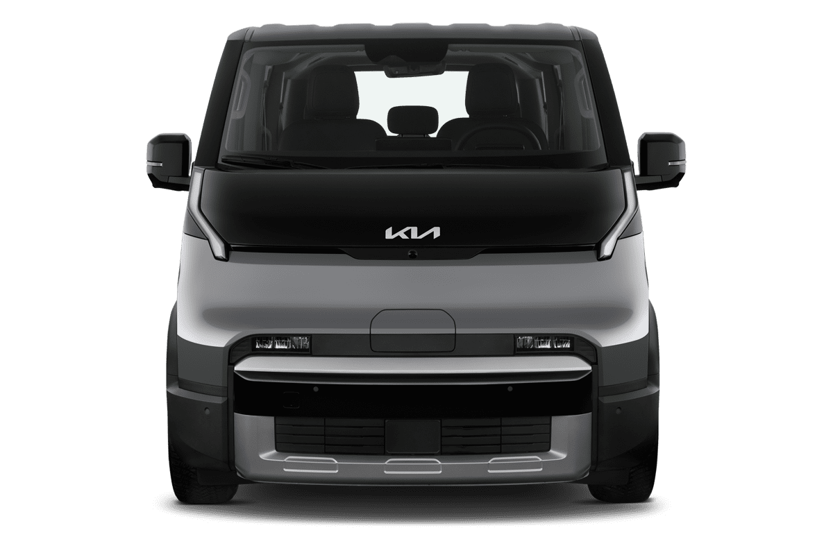 Frontansicht eines KIA PV 5 Passenger , freigestellt