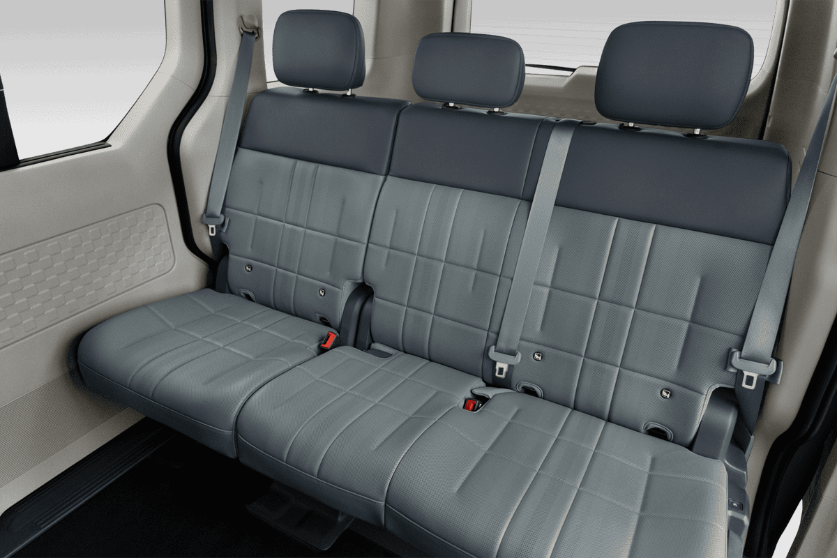 Rücksitzbank eines KIA PV 5 Passenger 