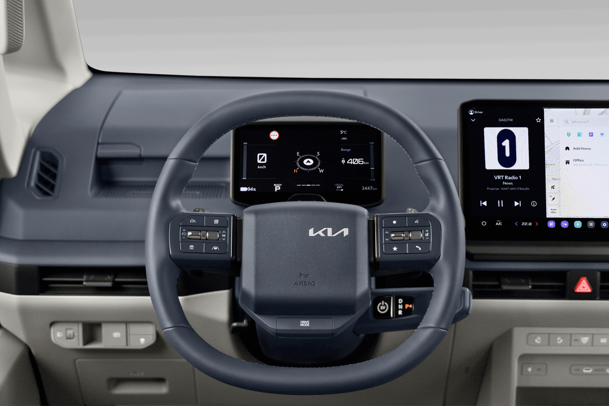 Lenkrad eines KIA PV 5 Passenger 