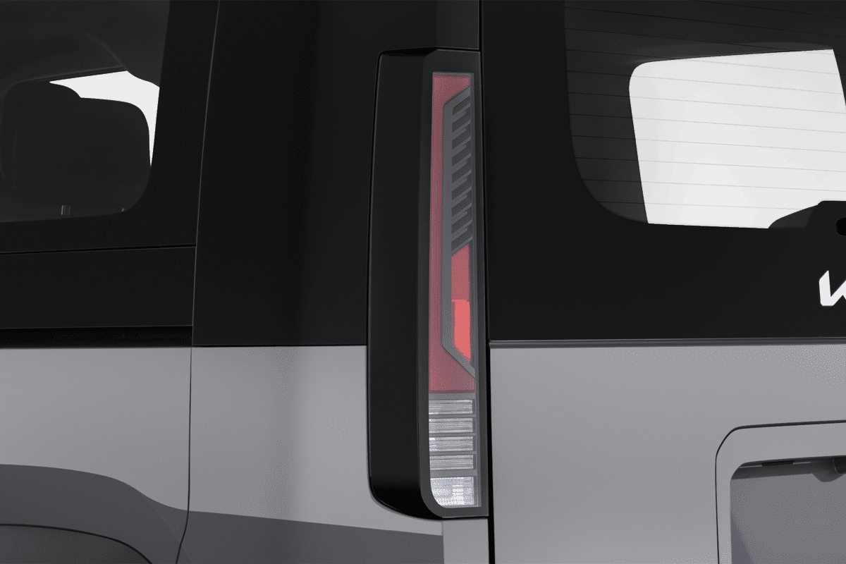 Heckleuchten eines KIA PV 5 Passenger 