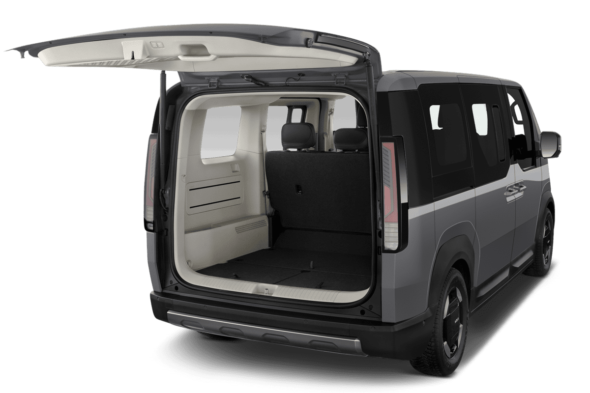 Kofferraum eines KIA PV 5 Passenger 