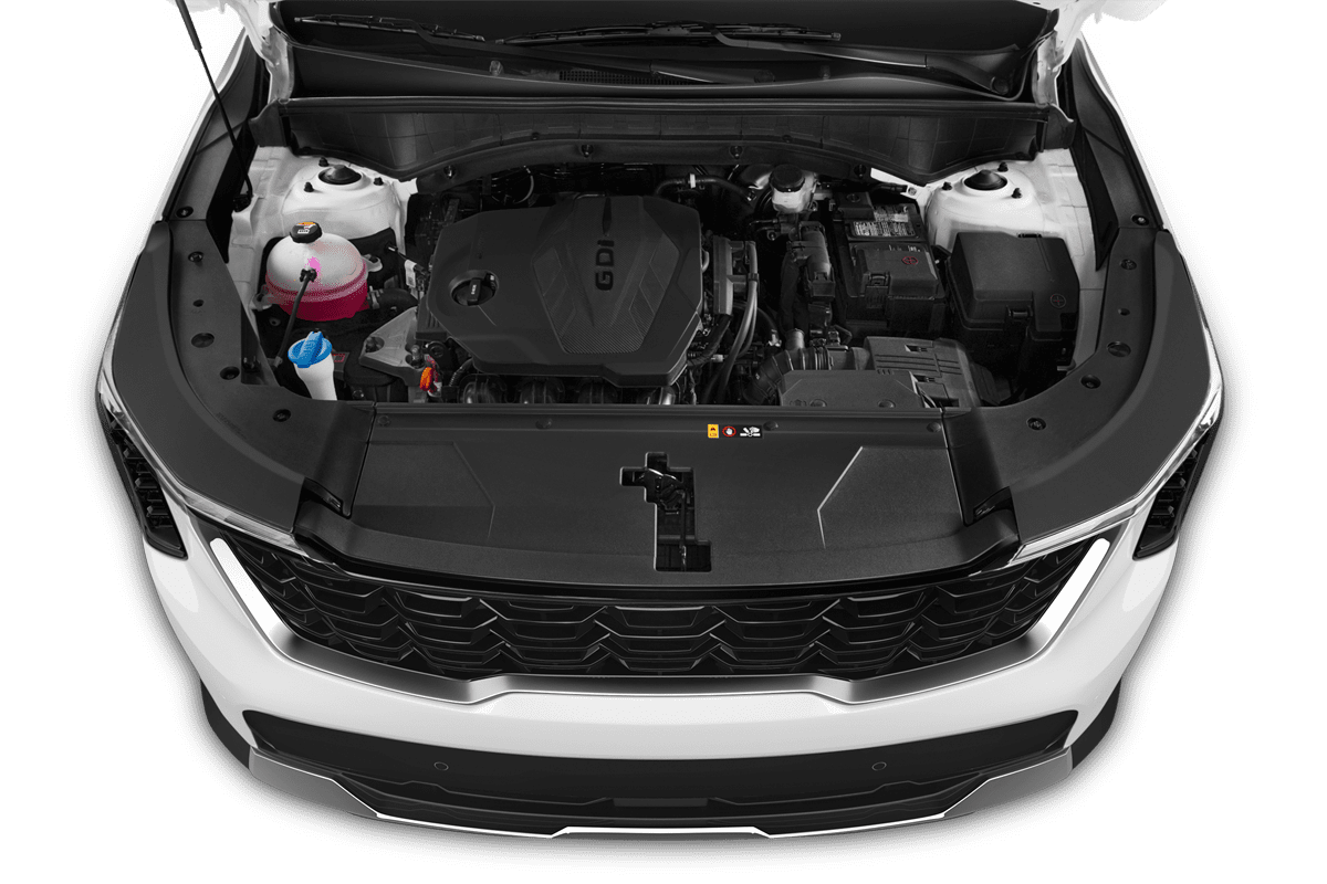 Motorraum eines KIA Sorento