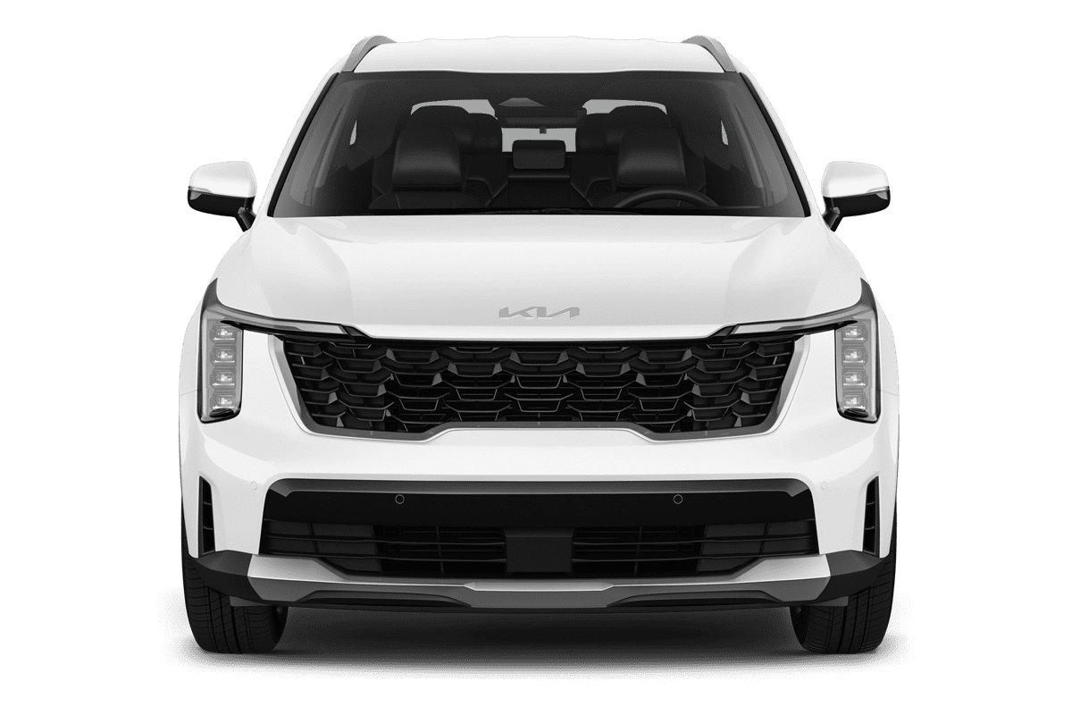 Frontansicht eines KIA Sorento, freigestellt