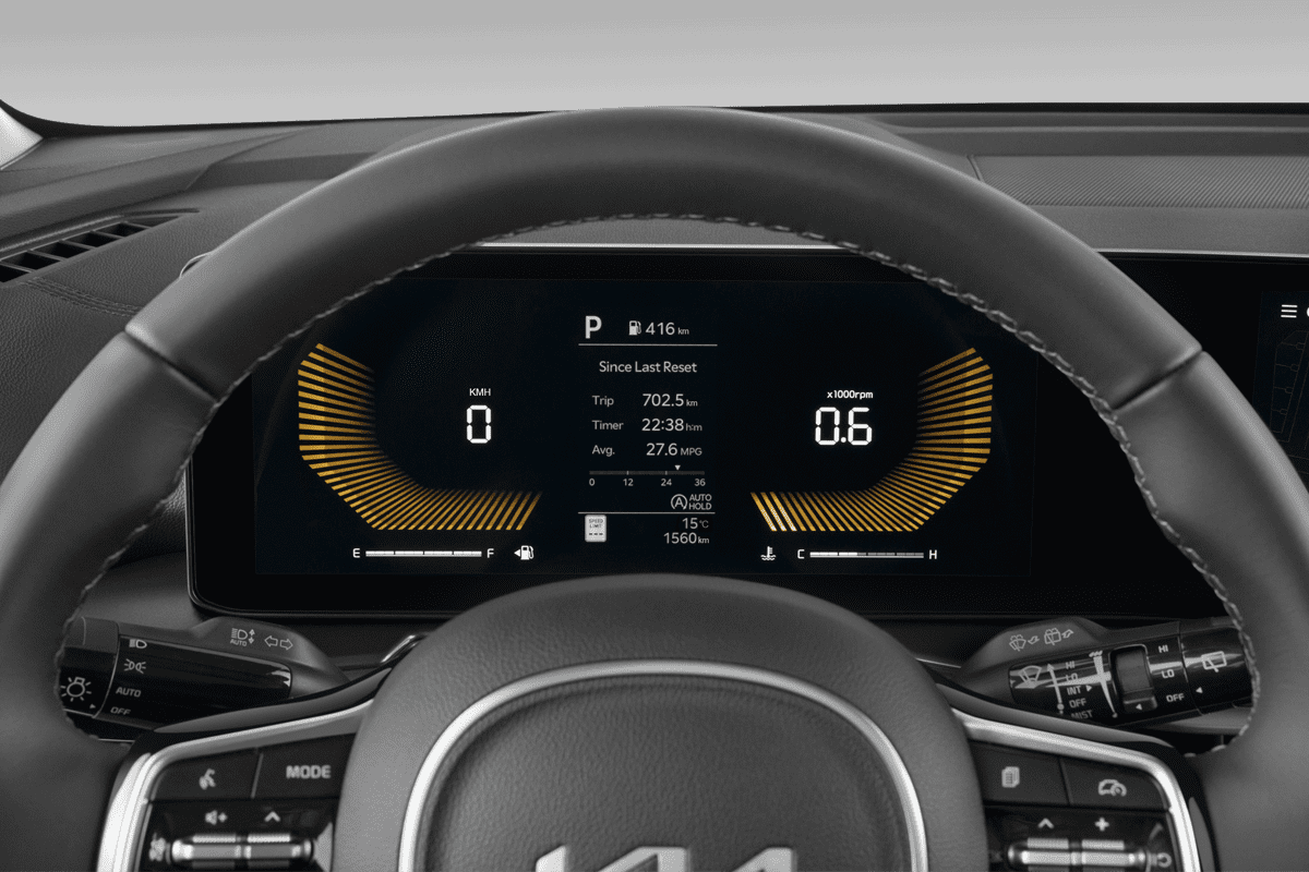 Kombiinstrument eines KIA Sorento